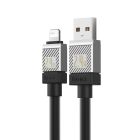 Кабель Baseus CoolPlay Series Fast Charging Cable USB to iP 2.4A 1m Black