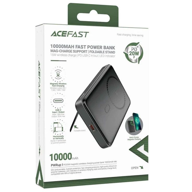 Автотримач для телефона ACEFAST D51 magnetic car holder for dashboard Black