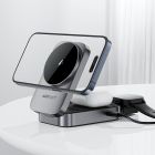 Бездротовий зарядний пристрій ACEFAST E22 Desktop 3-in-1 Wireless Charging holder Metal Gray