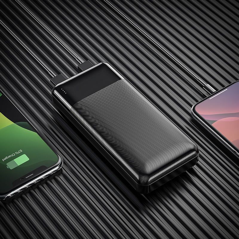 Зовнішній акумулятор HOCO J72A Easy travel power bank(20000mAh) Black