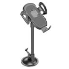 Автотримач для телефона HOCO H10 General car holder(windshield) Black