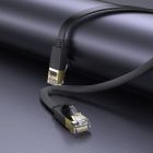 Мережевий кабель HOCO US07 General pure copper flat network cable(L=1M) Black