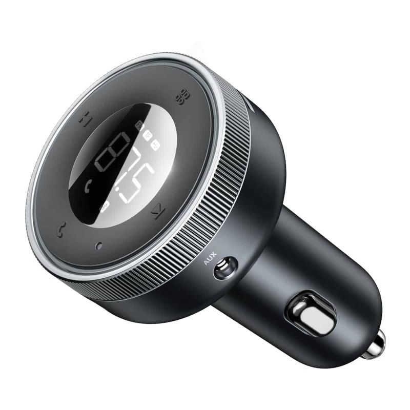 АЗП з FM-модулятором Baseus Enjoy Car Wireless MP3 Charger (Wireless 5.0+5V/3.4A) Black