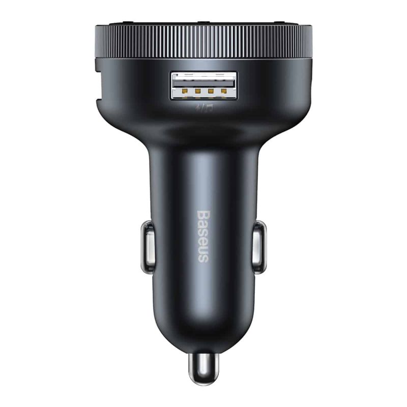 АЗП з FM-модулятором Baseus Enjoy Car Wireless MP3 Charger (Wireless 5.0+5V/3.4A) Black