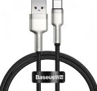 Кабель Baseus Cafule Series Metal Data Cable USB to Type-C 66W 1m Black