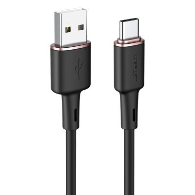 Кабель ACEFAST C2-04 USB to Type-C 3A, 1.2m, silicone, zinc connectors, Black