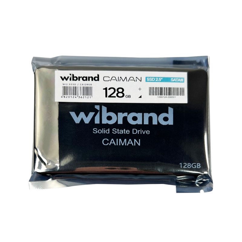 Накопичувач SSD Wibrand Caiman 128GB 2.5" 7mm SATAIII Bulk
