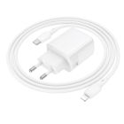 Мережевий зарядний пристрій BOROFONE BN28 Fuente single port PD30W charger (EU) White