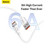 Кабель Baseus Superior Series Fast Charging Data Cable USB to Type-C 100W 1.5m Moon White
