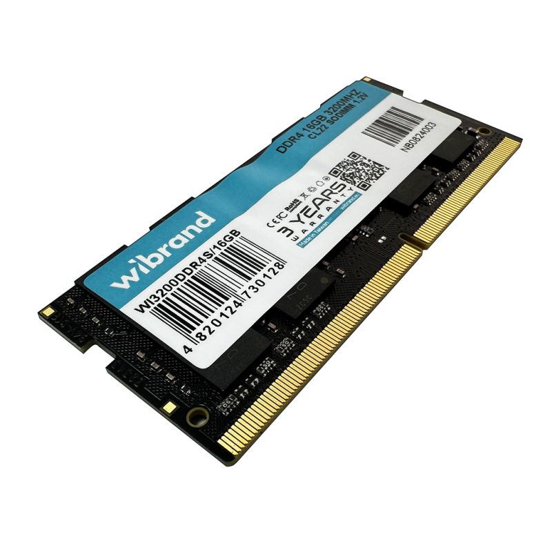 Оперативна пам'ять DDR4 Wibrand 16GB 3200MHz CL22 SODIMM