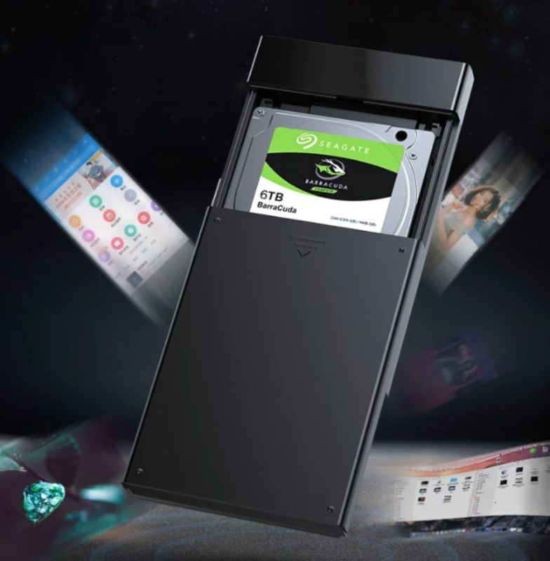 Зовнішня кишеня для накопичувача UGREEN US221 2.5 Inch Hard Drive Box(UGR-30847)