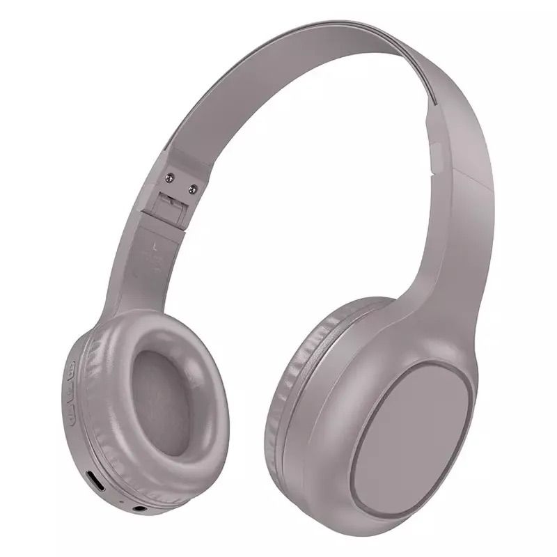 Бездротові накладні навушники HOCO W46 Charm BT headset Brown