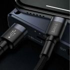 Кабель Baseus Cafule Cable Type-C to iP PD 20W 1m Gray+Black