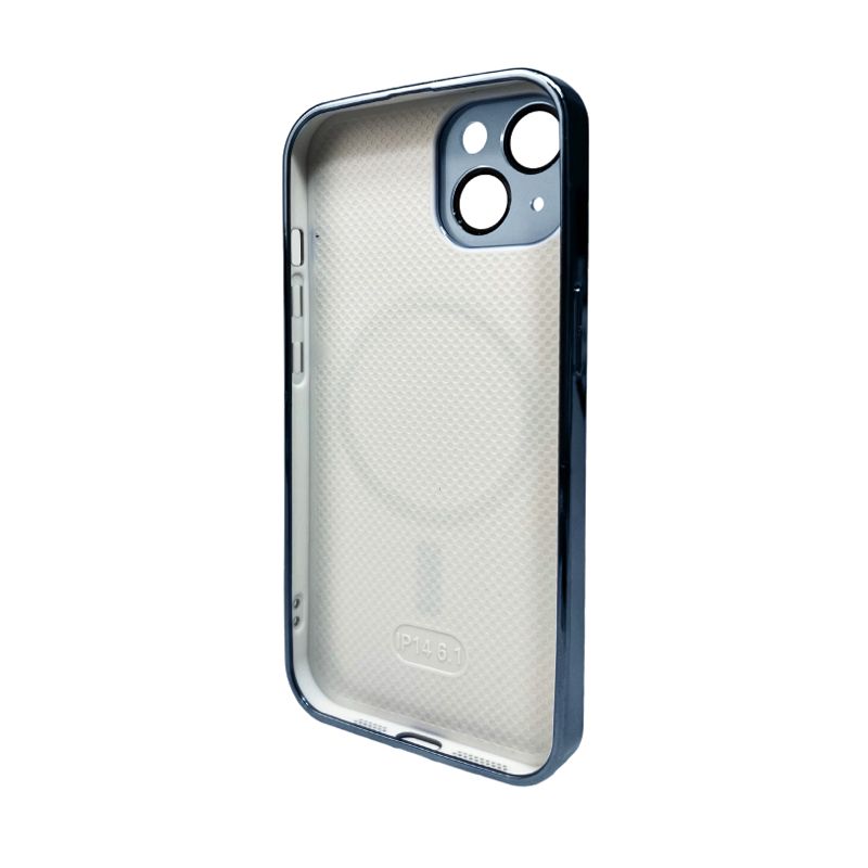 Чохол для смартфона AG Glass Sapphire Frame MagSafe Logo for Apple iPhone 15 Sierra Blue