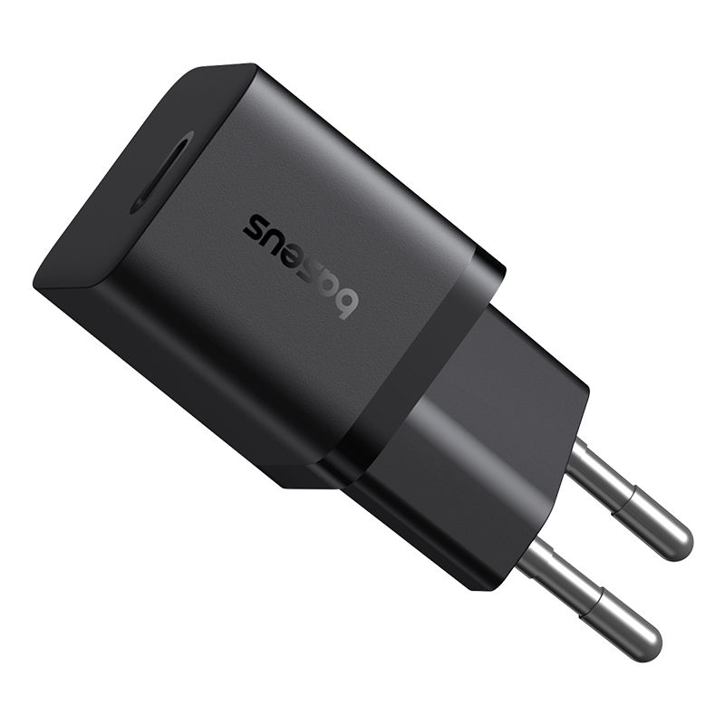 Мережевий зарядний пристрій Baseus GaN5 Fast Charger (mini) 1C 25W EU Cluster Black