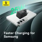 Мережевий зарядний пристрій Baseus GaN5 Fast Charger (mini) 1C 25W EU Cluster Black