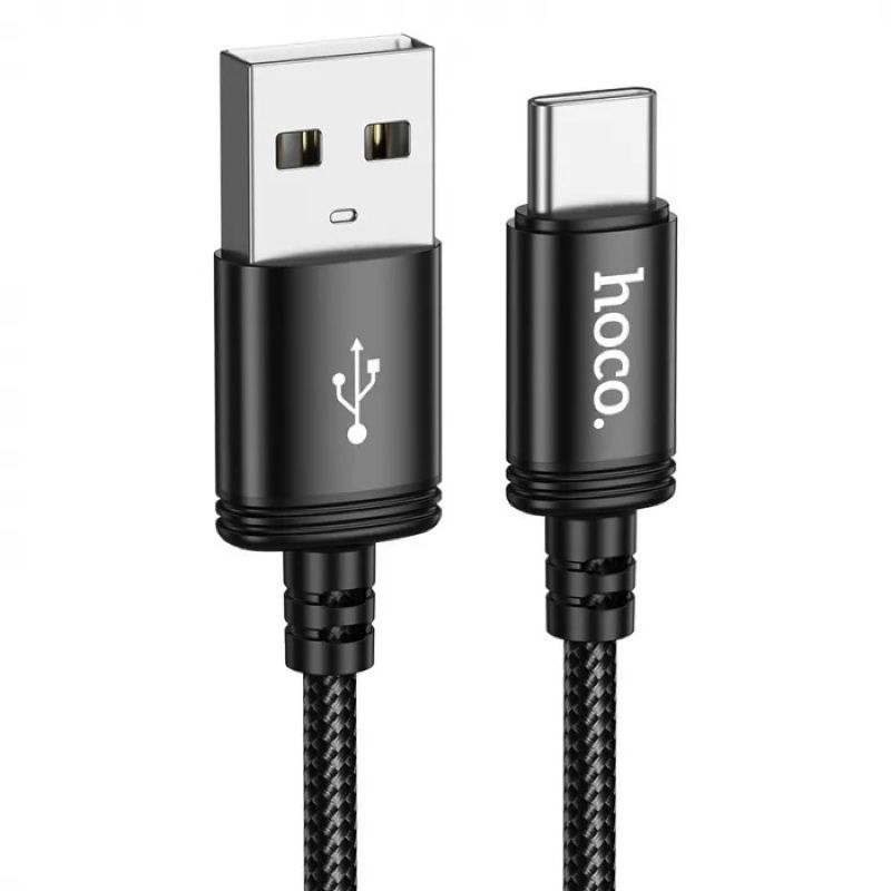 Кабель HOCO X91 Radiance charging data cable for Type-C(L=3M) Black