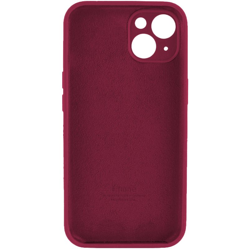 Чохол для смартфона Silicone Full Case AA Camera Protect for Apple iPhone 15 47,Plum