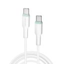 Кабель WUW-X205 Type-C to Type-C 65W 1m white