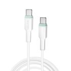 Кабель WUW-X205 Type-C to Type-C 65W 1m white