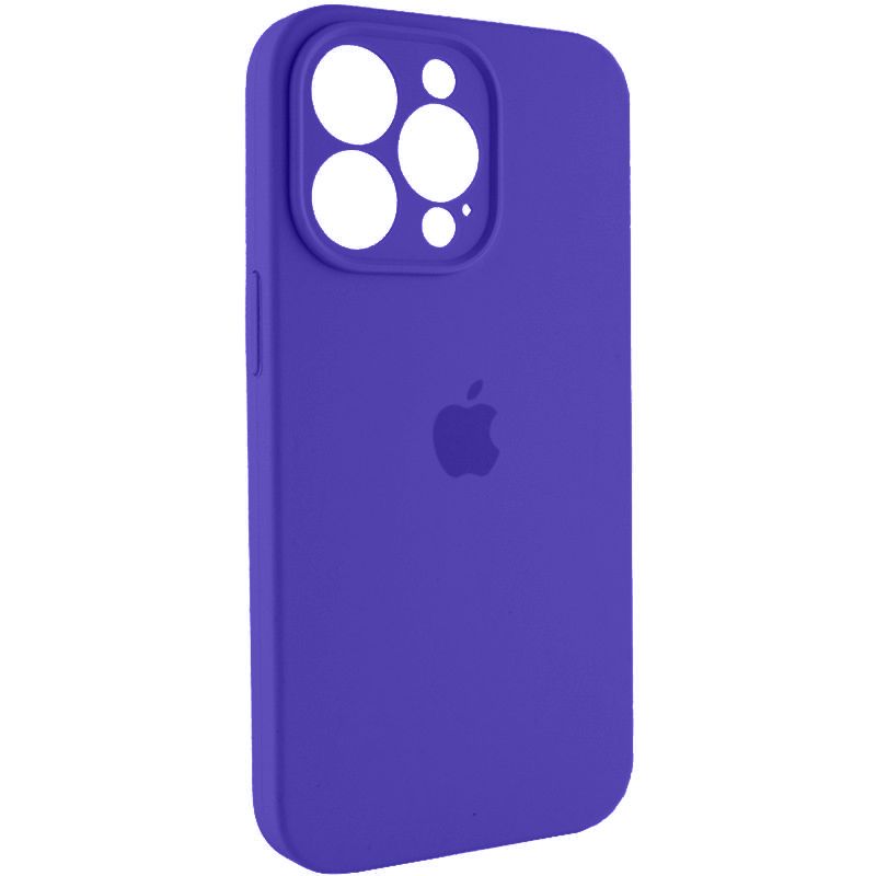 Чохол для смартфона Silicone Full Case AA Camera Protect for Apple iPhone 15 Pro Max 22,Dark Purple