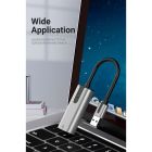 Адаптер Vention USB 3.0-A to Gigabit Ethernet Adapter Gray 0.15M Aluminum Alloy Type (CEWHB)