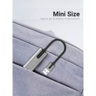Адаптер Vention USB 3.0-A to Gigabit Ethernet Adapter Gray 0.15M Aluminum Alloy Type (CEWHB)
