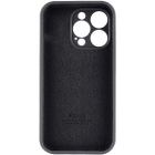 Чохол для смартфона Silicone Full Case AA Camera Protect for Apple iPhone 15 Pro 14,Black
