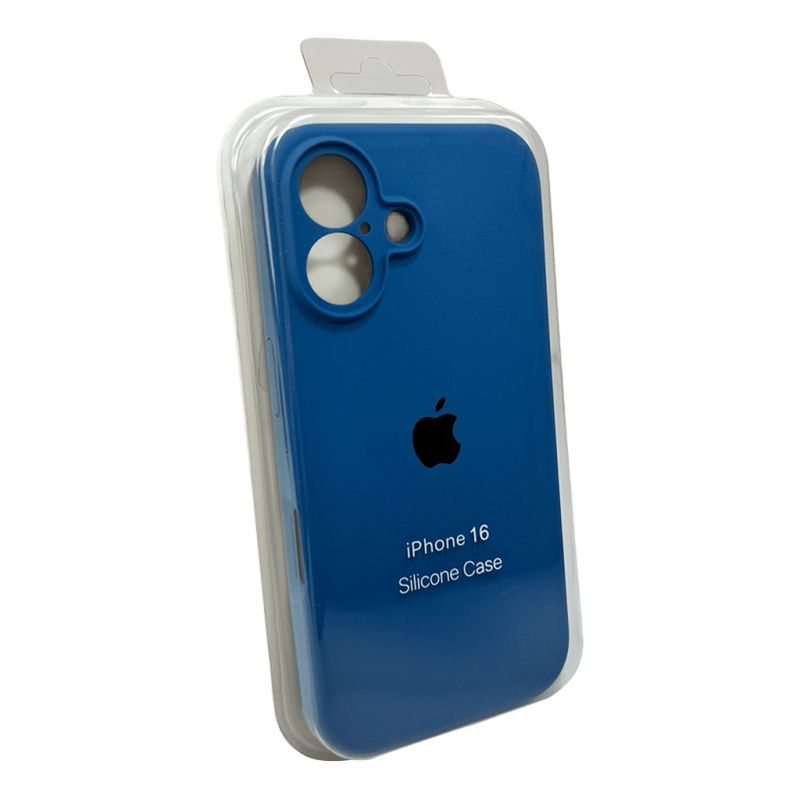 Чохол для смартфона Silicone Full Case AA Camera Protect for Apple iPhone 16 38,Surf Blue
