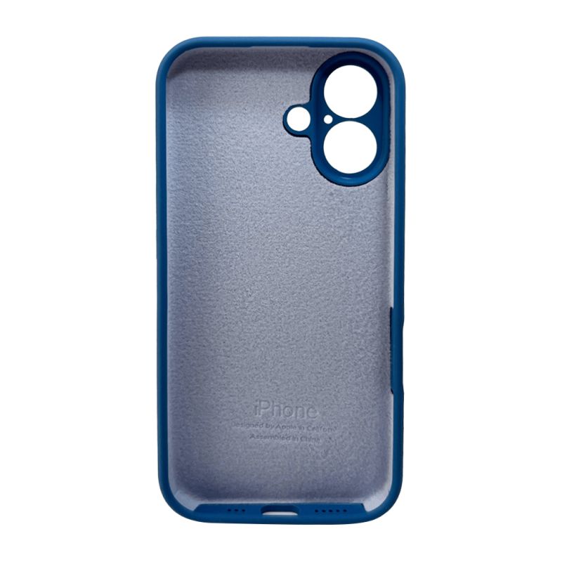 Чохол для смартфона Silicone Full Case AA Camera Protect for Apple iPhone 16 38,Surf Blue