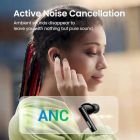 Бездротові навушники UGREEN WS106 HiTune T3 Active Noise-Cancelling Wireless Earbuds, IPX5, Black(UGR-90401)