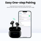 Бездротові навушники UGREEN WS106 HiTune T3 Active Noise-Cancelling Wireless Earbuds, IPX5, Black(UGR-90401)