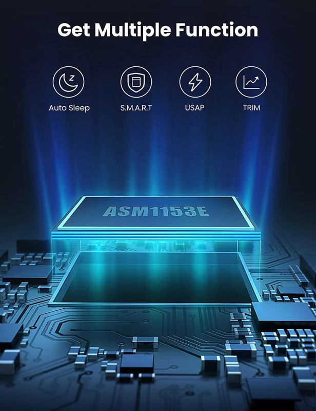 Зовнішня кишеня для накопичувача UGREEN CM237 USB 3.0 2.5Inch Hard Drive Box(UGR-60353)