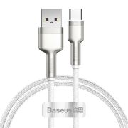 Кабель Baseus Cafule Series Metal Data Cable USB to Type-C 66W 1m White