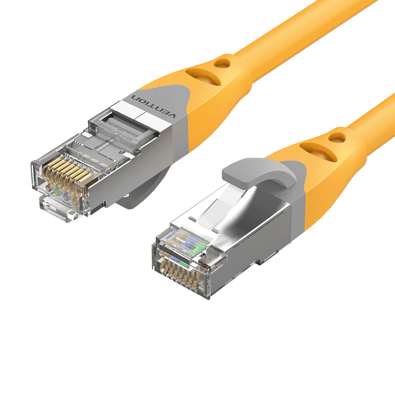 Мережевий кабель Vention Cat.6A SFTP Patch Cable 1M Yellow