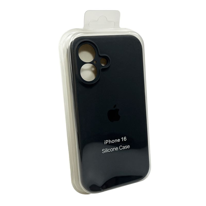 Чохол для смартфона Silicone Full Case AA Camera Protect for Apple iPhone 16 12,Dark Grey