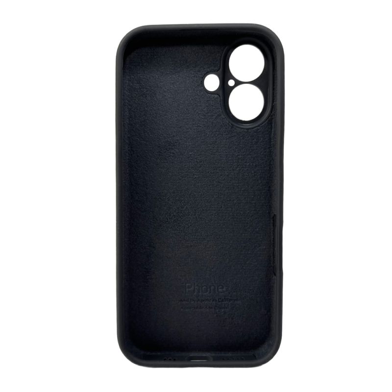 Чохол для смартфона Silicone Full Case AA Camera Protect for Apple iPhone 16 12,Dark Grey