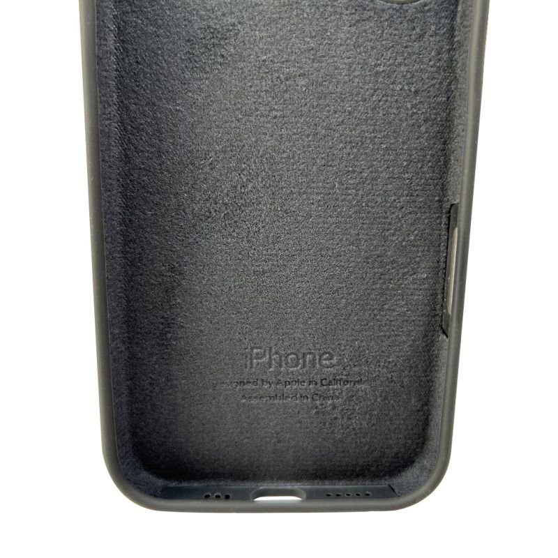 Чохол для смартфона Silicone Full Case AA Camera Protect for Apple iPhone 16 12,Dark Grey