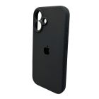 Чохол для смартфона Silicone Full Case AA Camera Protect for Apple iPhone 16 12,Dark Grey