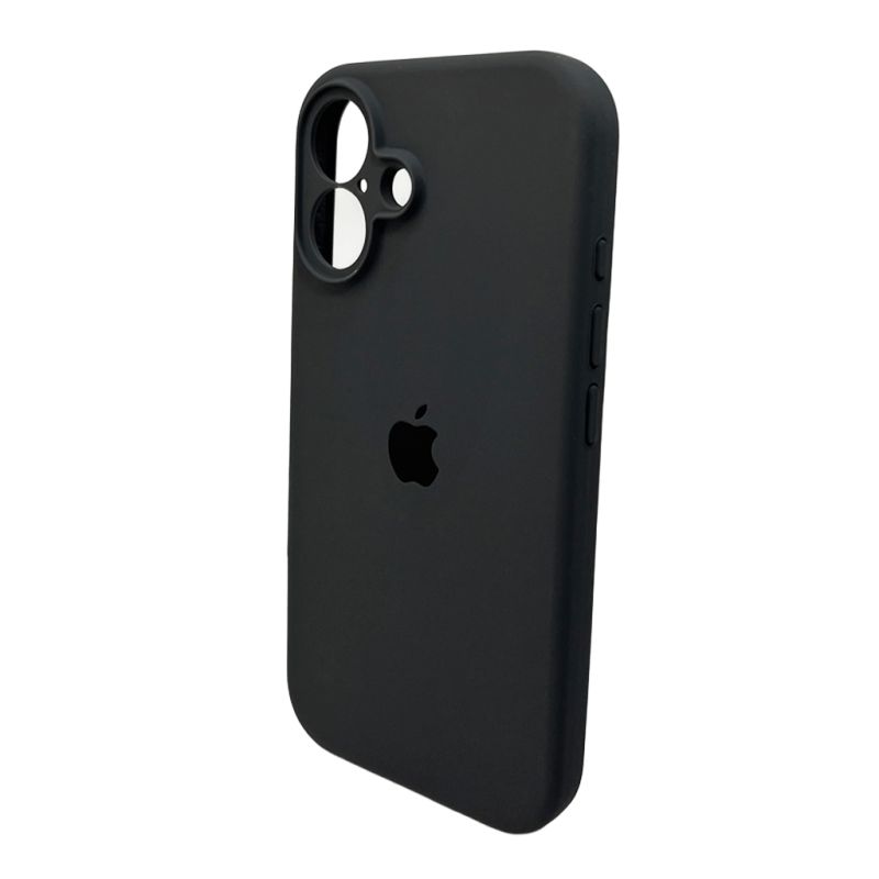 Чохол для смартфона Silicone Full Case AA Camera Protect for Apple iPhone 16 12,Dark Grey