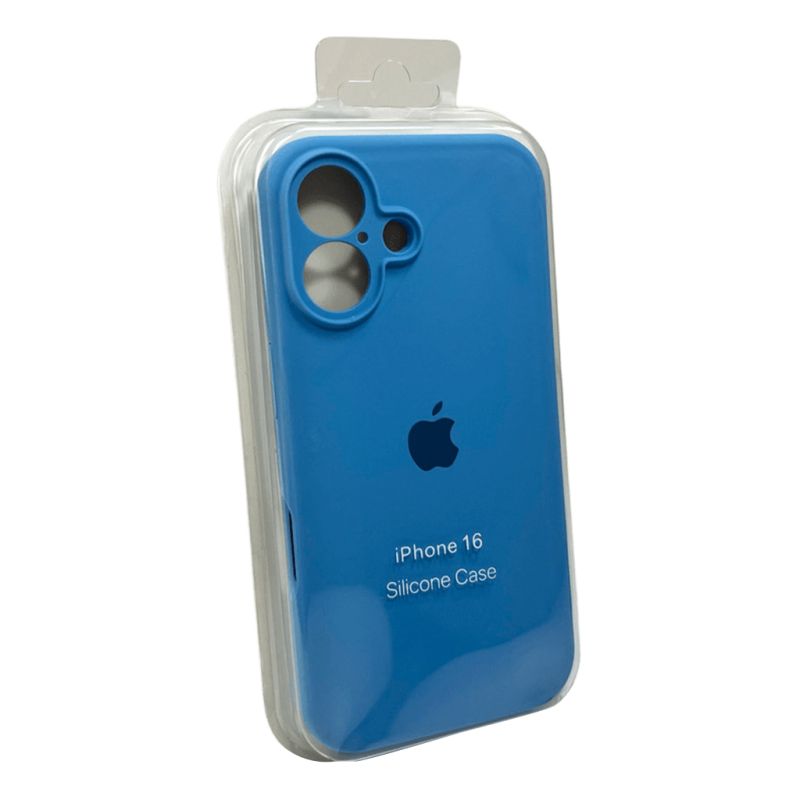 Чохол для смартфона Silicone Full Case AA Camera Protect for Apple iPhone 16 49,Cornflower