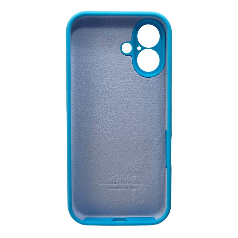 Чохол для смартфона Silicone Full Case AA Camera Protect for Apple iPhone 16 49,Cornflower