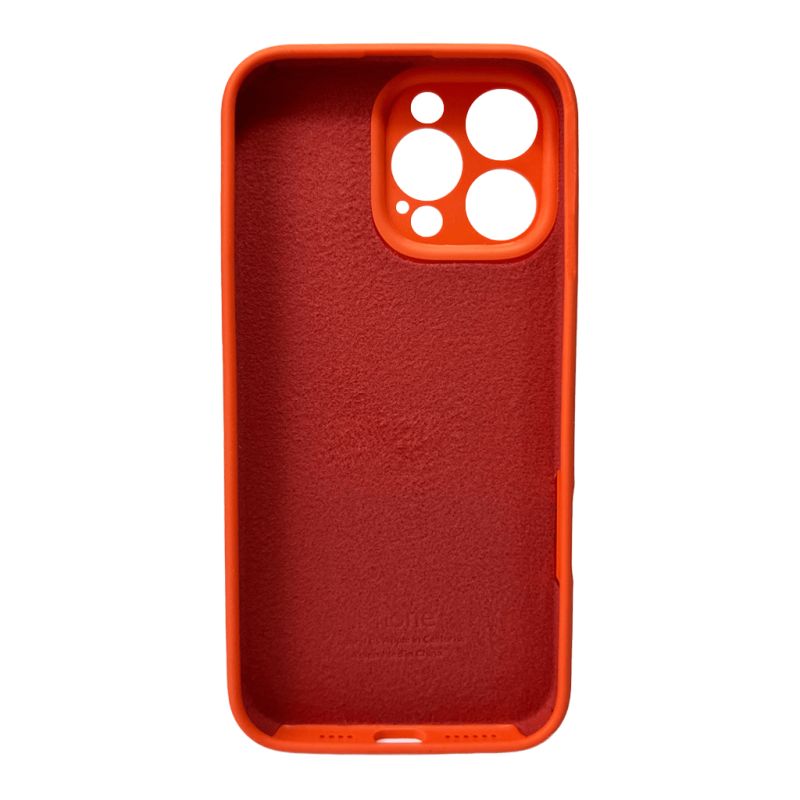 Чохол для смартфона Silicone Full Case AA Camera Protect for Apple iPhone 16 Pro 52,Orange