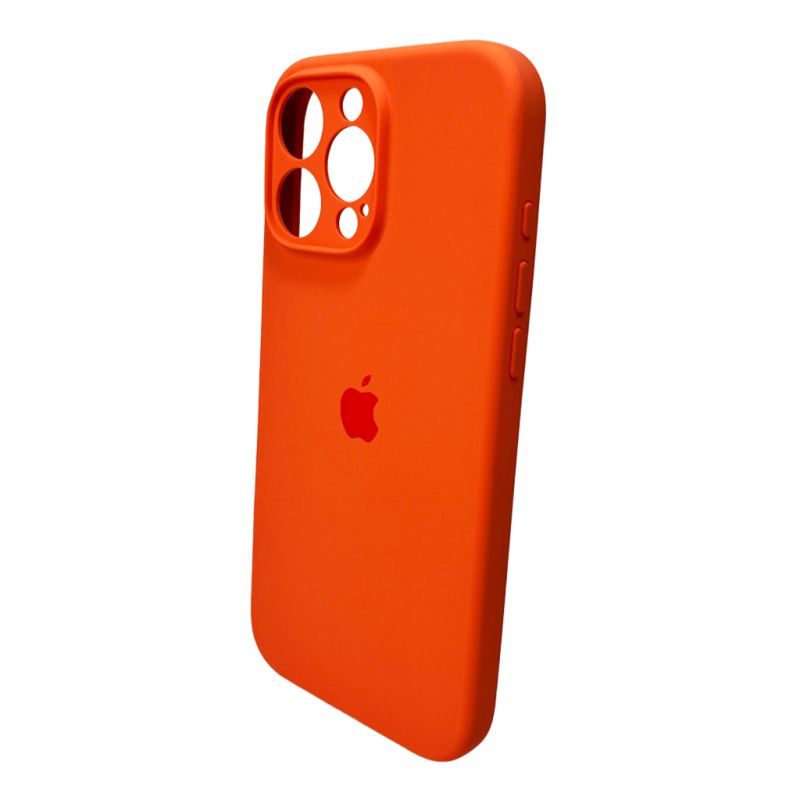 Чохол для смартфона Silicone Full Case AA Camera Protect for Apple iPhone 16 Pro 52,Orange