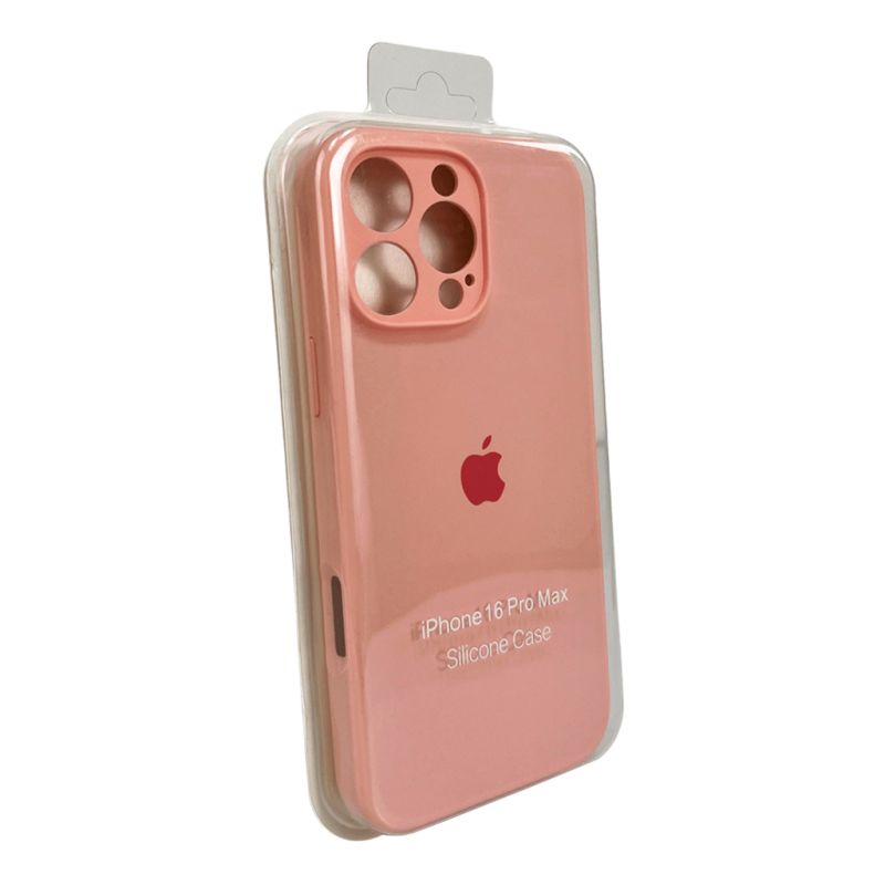 Чохол для смартфона Silicone Full Case AA Camera Protect for Apple iPhone 16 Pro Max 37,Grapefruit