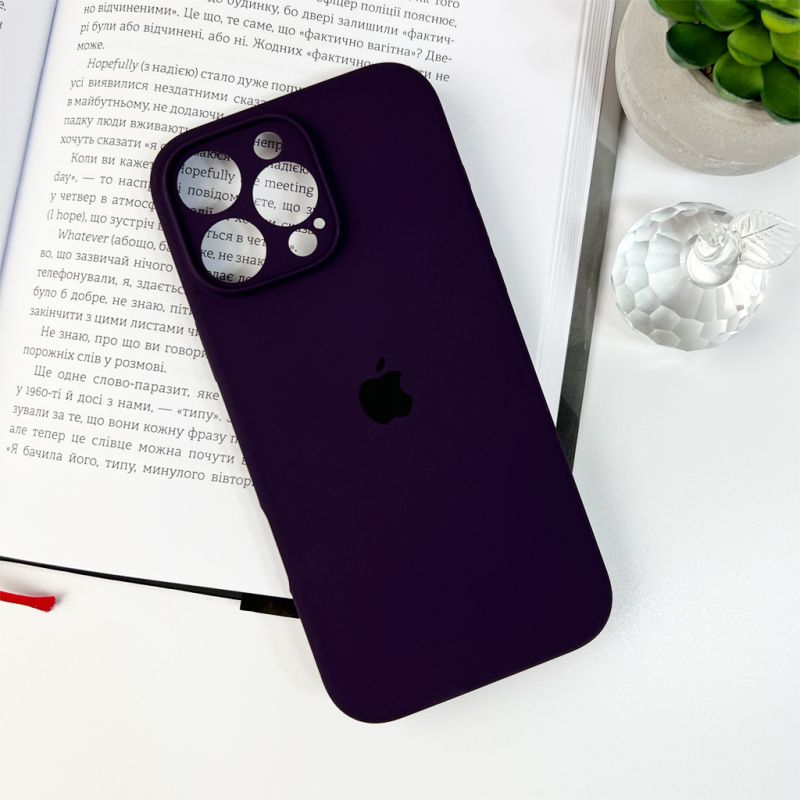 Чохол для смартфона Silicone Full Case AA Camera Protect for Apple iPhone 16 Pro Max 59,Berry Purple