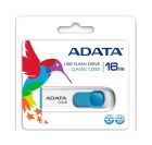 Флеш-накопичувач ADATA USB 2.0 C008 16Gb White/Blue