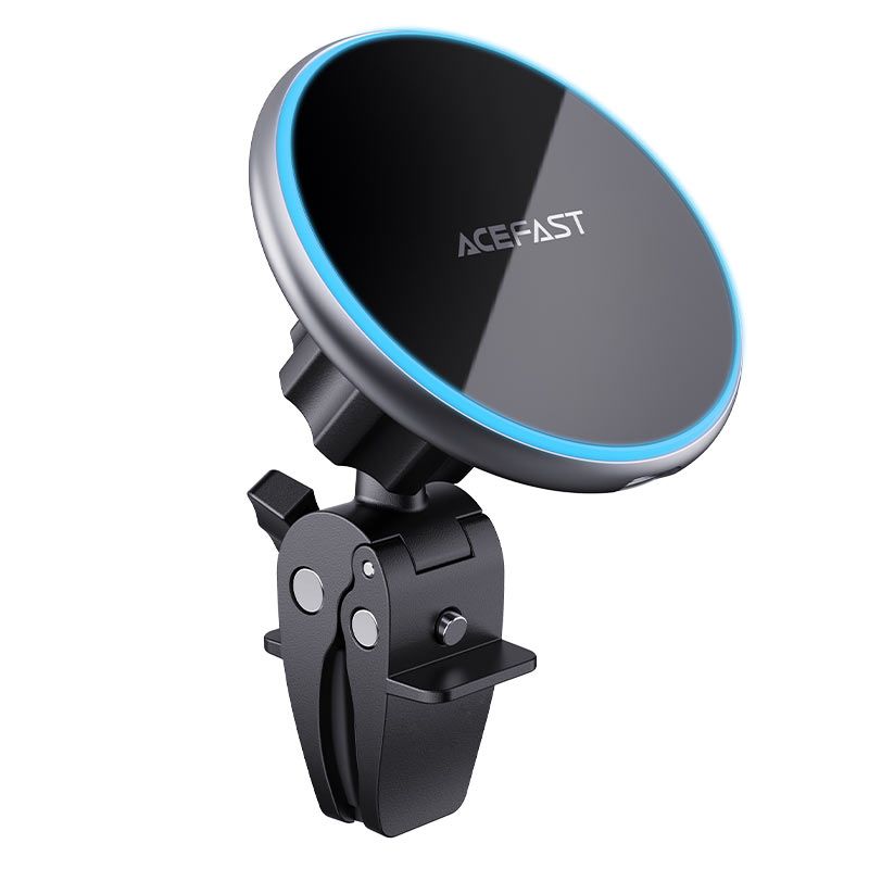 Автотримач для телефона з БЗП ACEFAST D3 magnetic wireless charging car holder Silver
