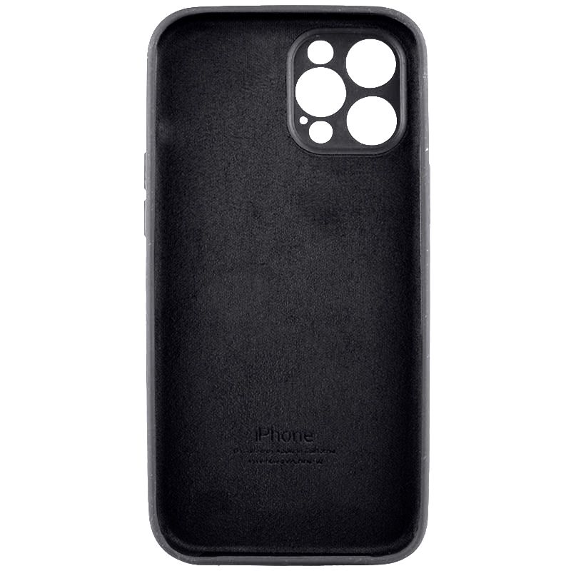 Чохол для смартфона Silicone Full Case AA Camera Protect for Apple iPhone 12 Pro 14,Black