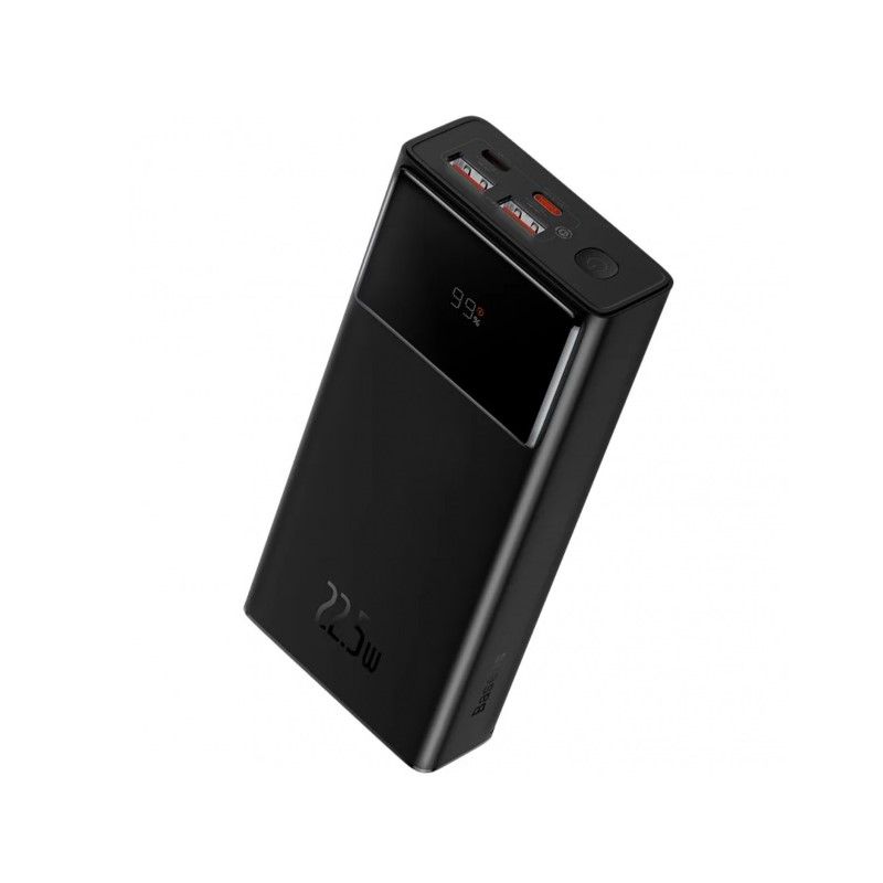 Зовнішній акумулятор Baseus Star-Lord Digital Display Fast Charge Power Bank 20000mAh 22.5W Black